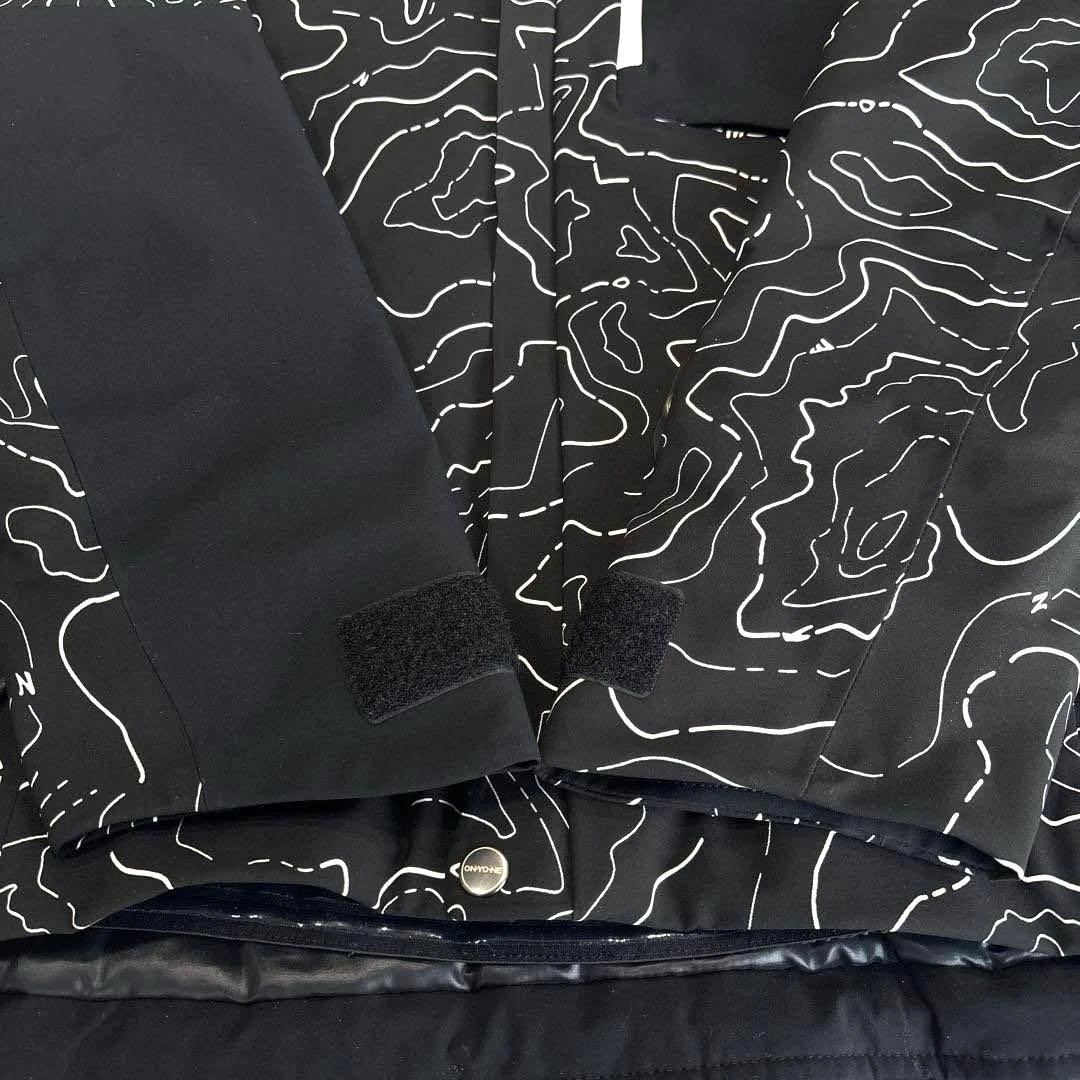 【メンズM /20〜21モデル】オンヨネ　スキーウエア　セットアップ　ブラック