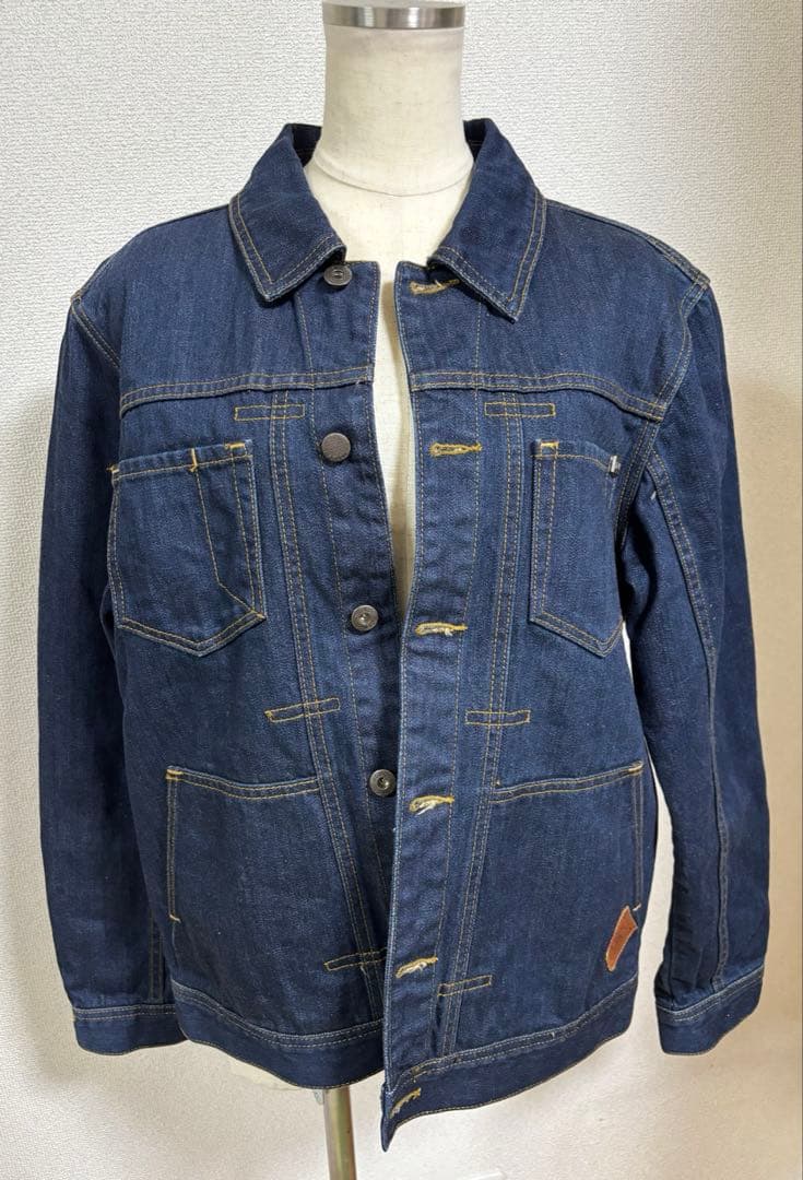 【美品】HARLEY-DAVIDSONデニム Gジャン HDMCワッペン付(M)