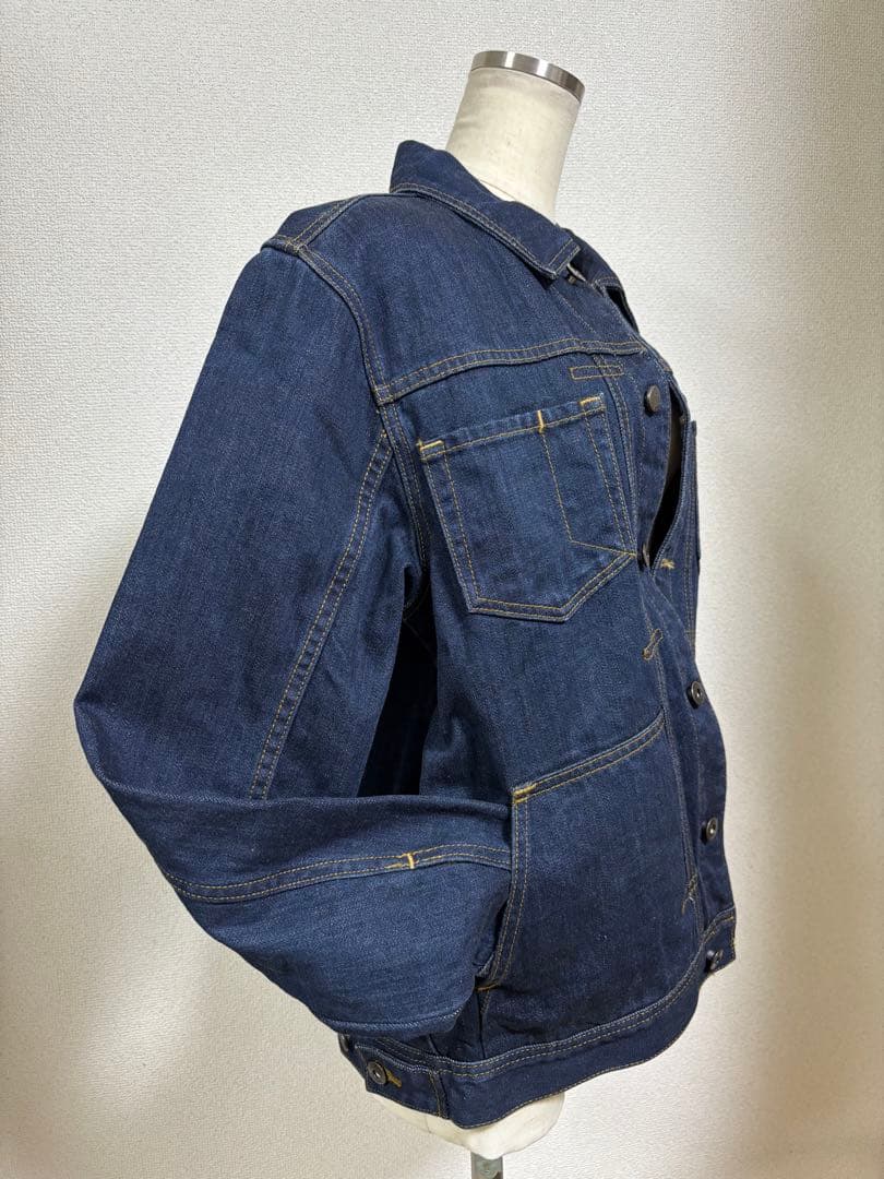 【美品】HARLEY-DAVIDSONデニム Gジャン HDMCワッペン付(M)