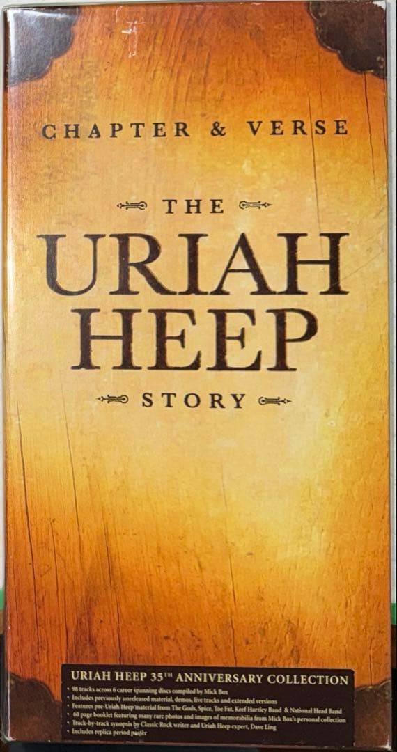 6CD-BOXセット！URIAH HEEP / CHAPTER & VERSE