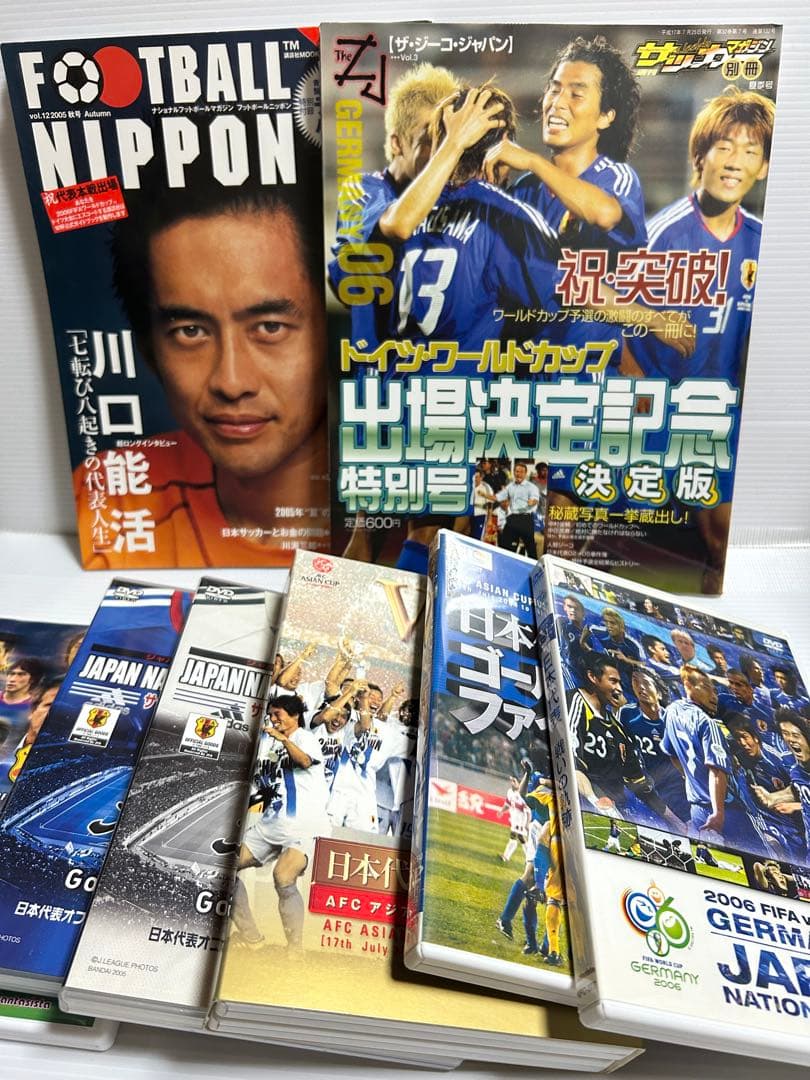 サッカー日本代表 ジーコジャパン DVD7枚＋特集誌＋Tシャツ