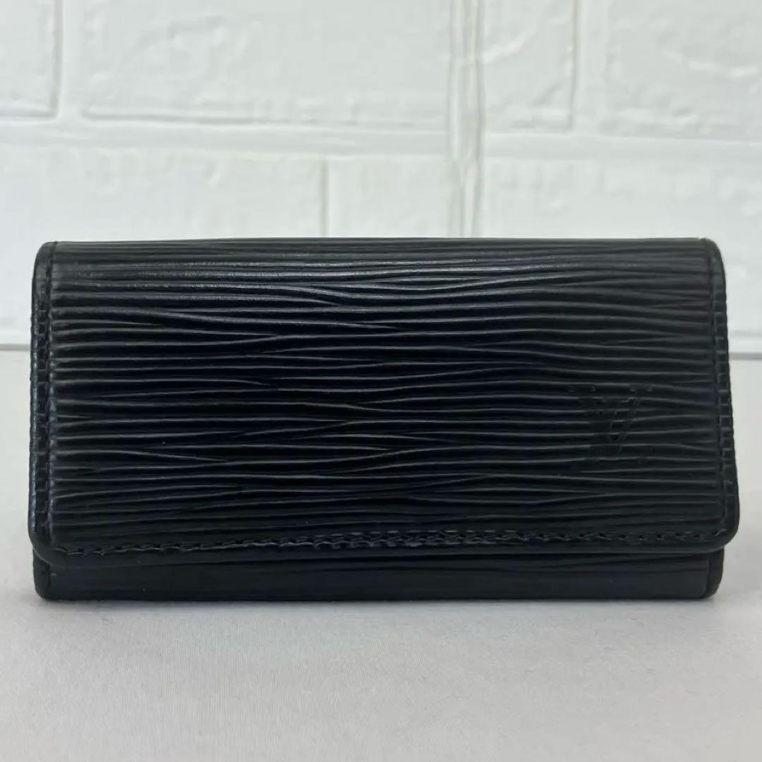 【美品】LOUISVUITTON ミュルティクレ　エピ　4連　キーケース　レザー