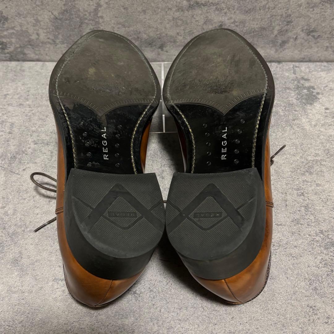 極美品　リーガル　ビジネスシューズ　315R ブラウン　キャップトゥ　2156