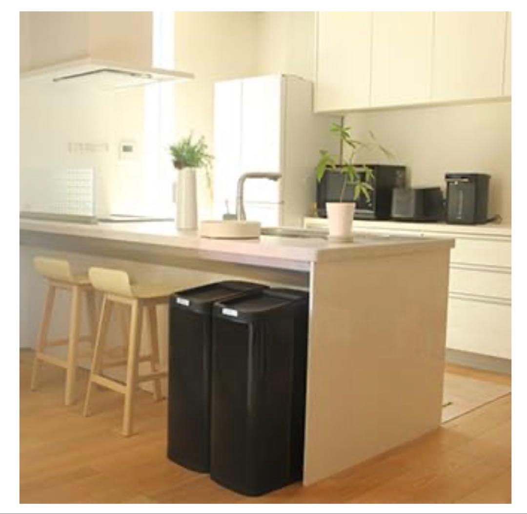 HaRu 専用Seewin センサー式自動開閉ごみ箱 45L 黒