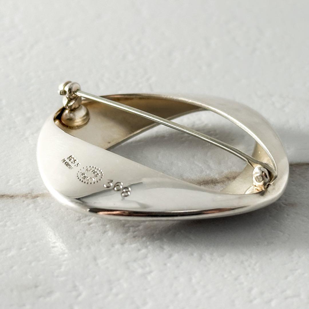  　シルバー　ブローチ　368　ヘニングコッペル　925