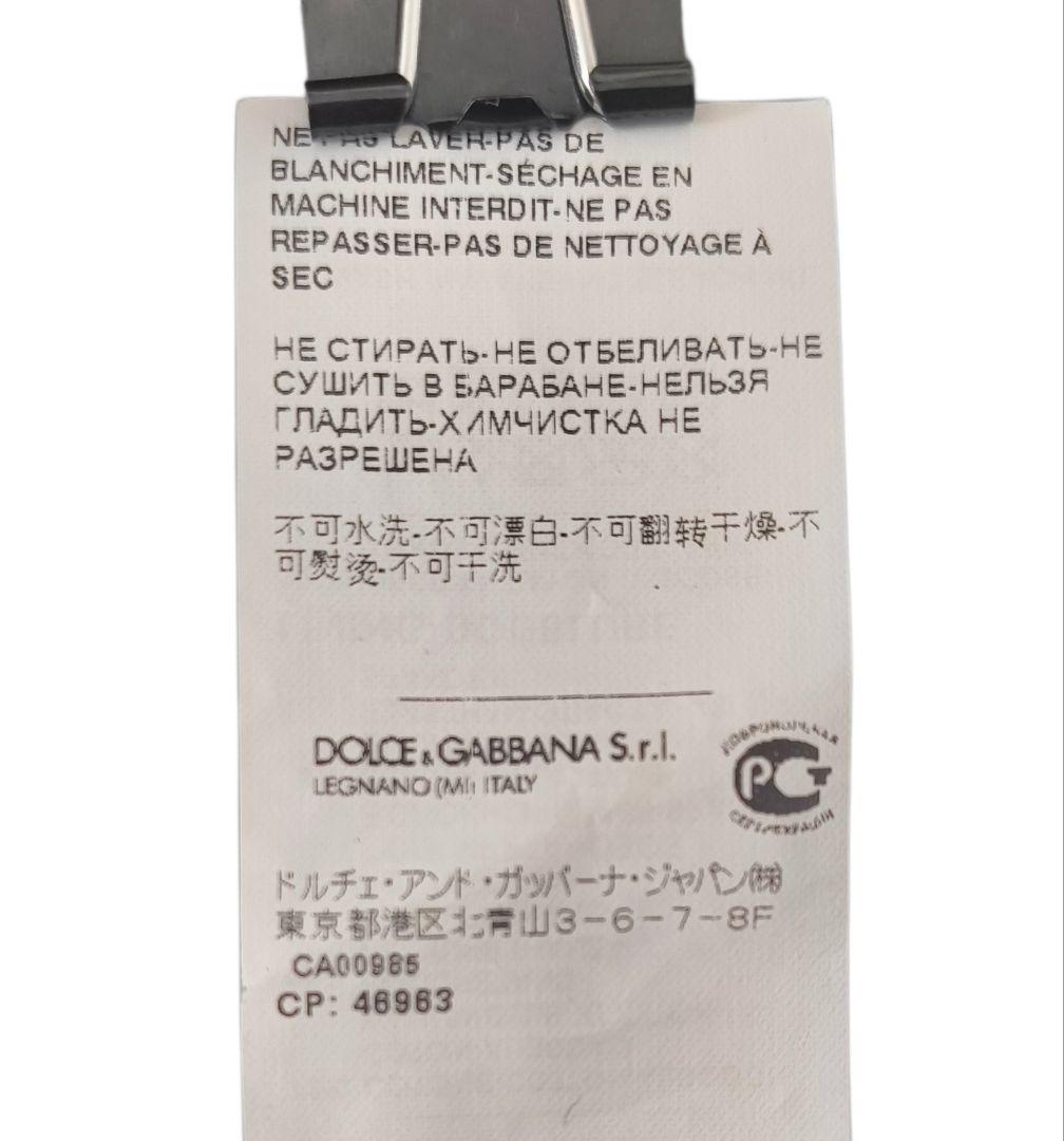 DOLCE&GABBANA ドルガバ テープロゴ size58 キャップ レッド