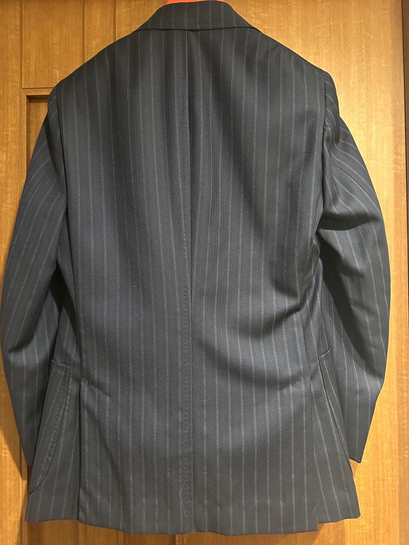 イザイア⭐️現行‼️未使用級‼️42⭐️ネイビーストライプ⭐️セットアップ‼️定価40万