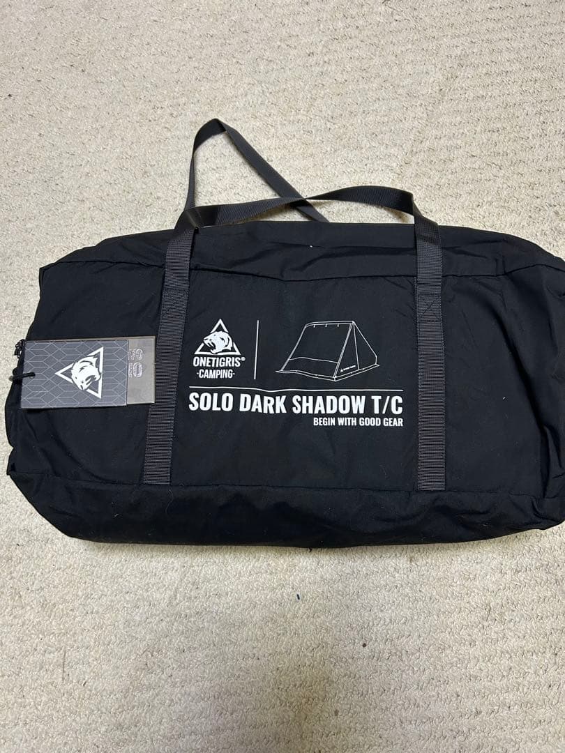 ONETIGRIS SOLO STEAD tcテント前幕　黒