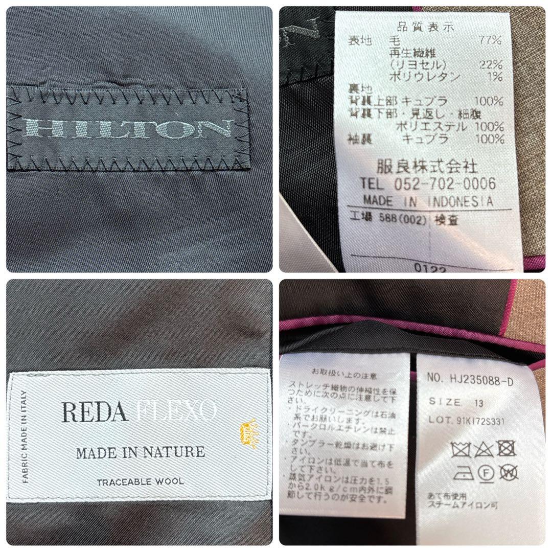 未使用 HILTON ヒルトン REDA スーツ セットアップ 大きいサイズ
