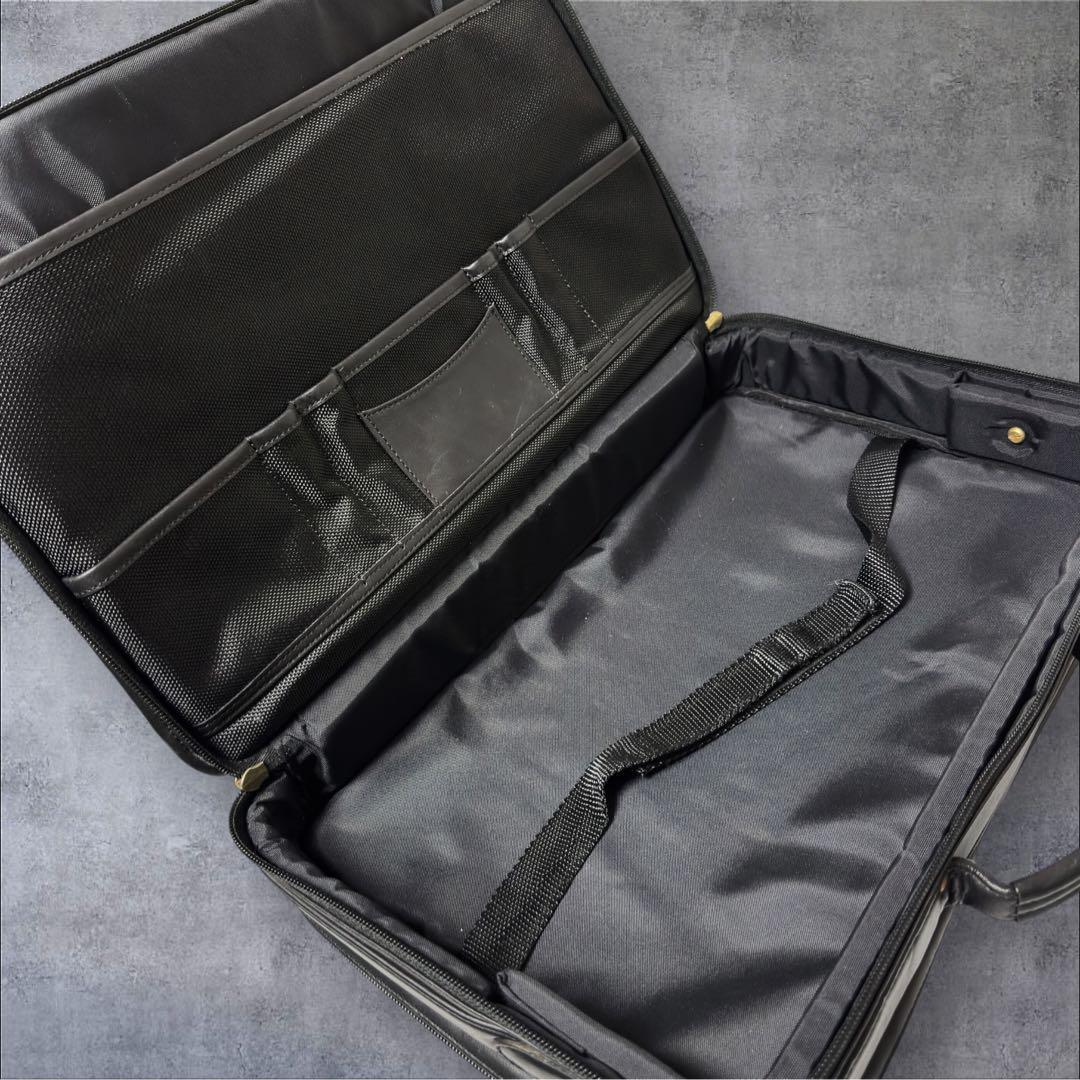 C622/コーチ COACH ビジネスバッグ ブリーフケース 黒 レザー