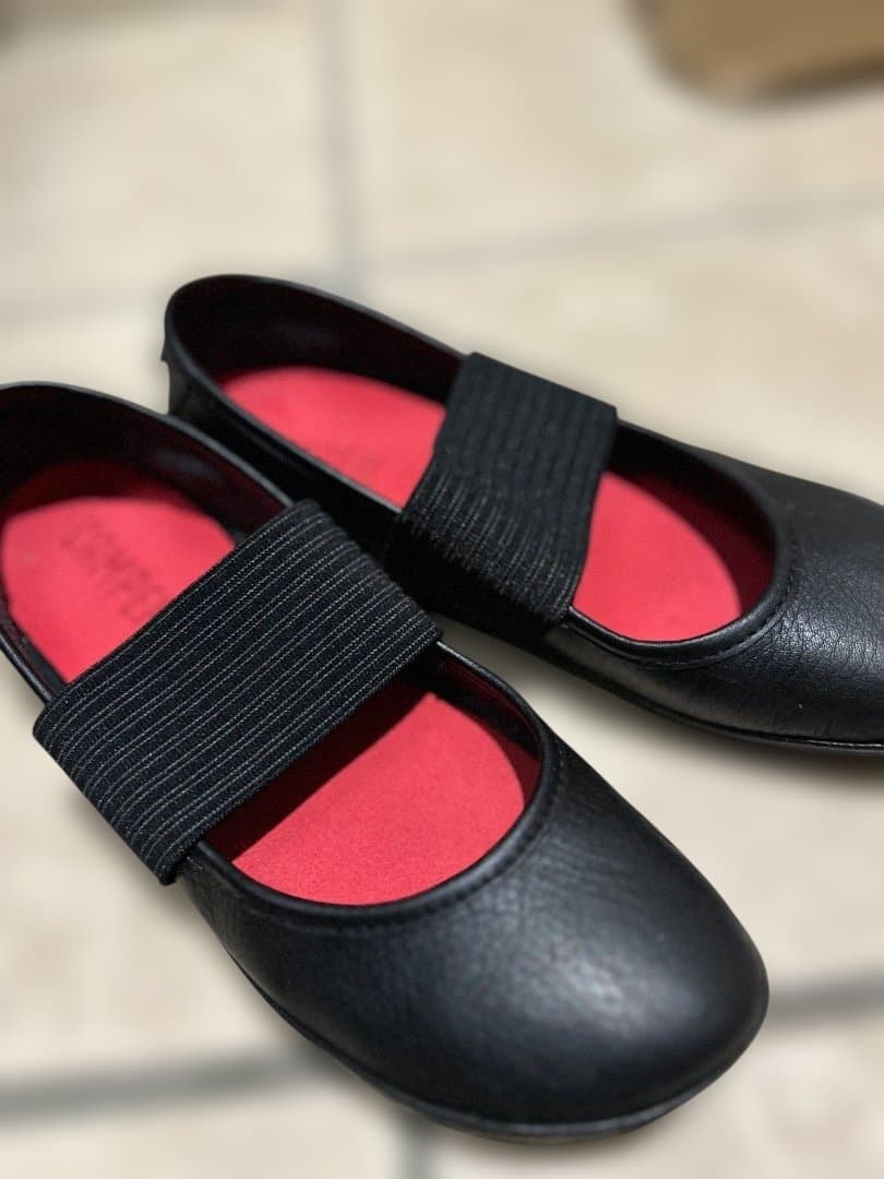 CAMPER カンペール　RIGHT NINA 黒 フラットシューズ