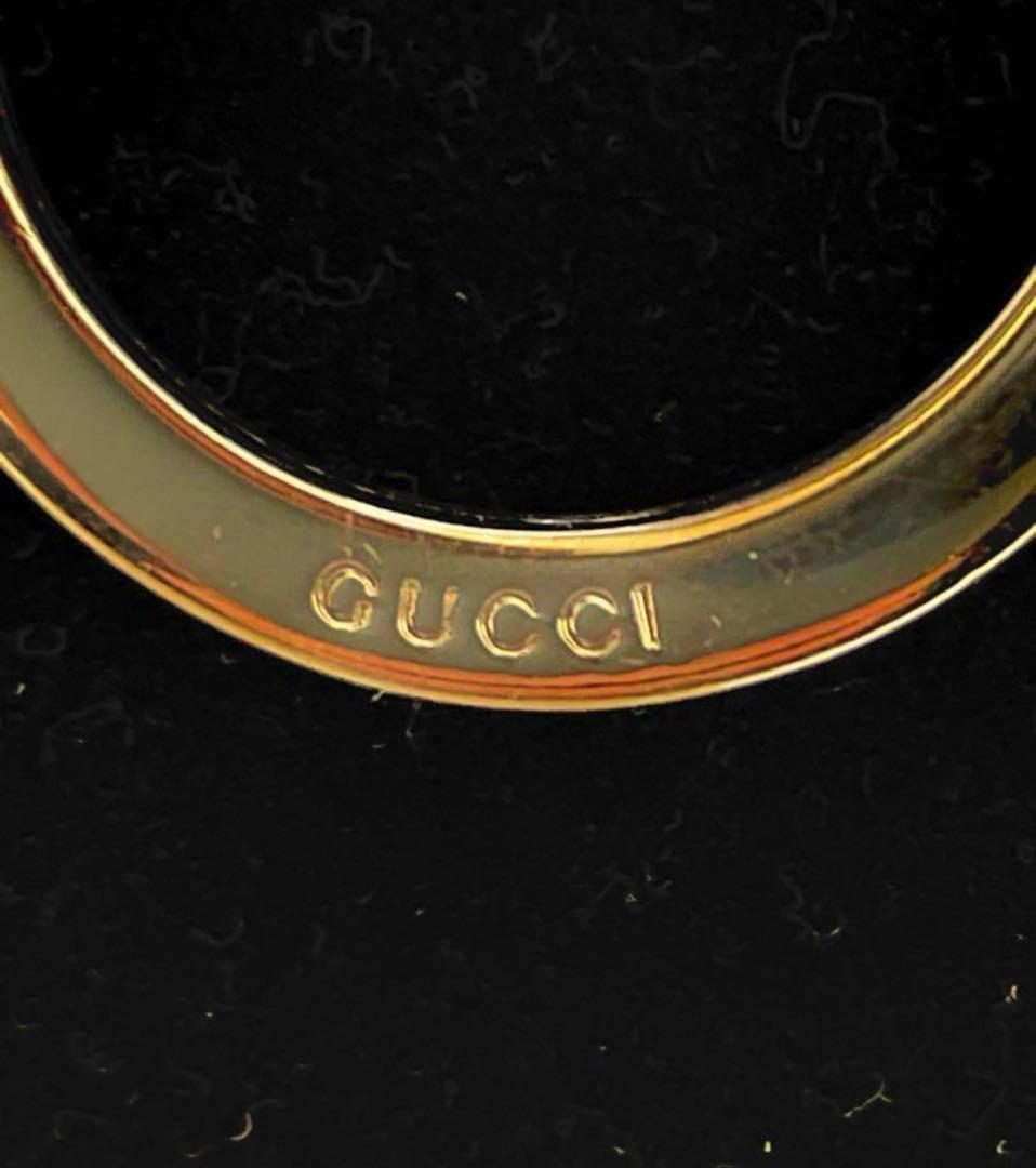 ★極美品　グッチ GUCCI リングチャームネックレス ゴールド【確実正規品】