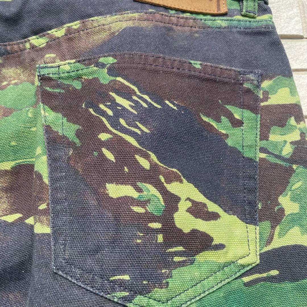 STUSSY　パンツ　34　迷彩　ダック