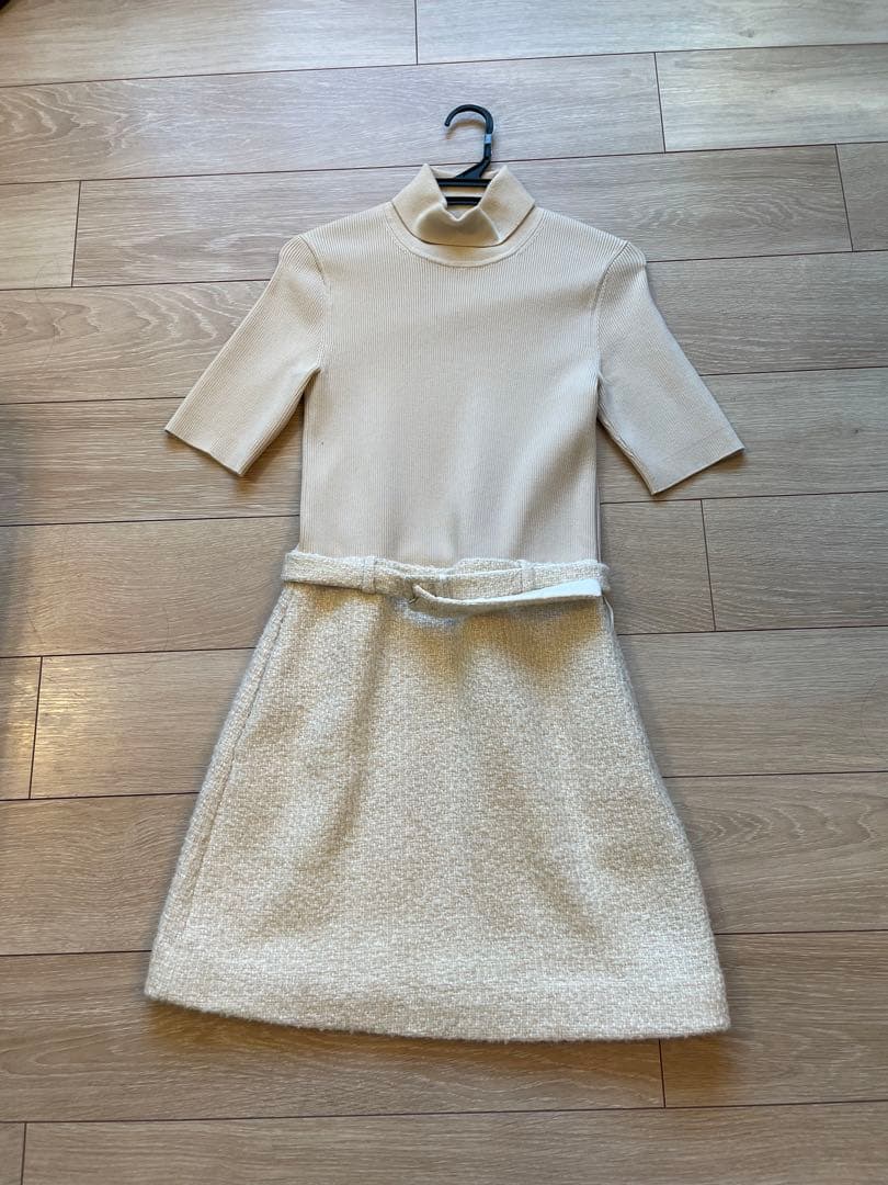 セオリー　ドッキングニットドレス