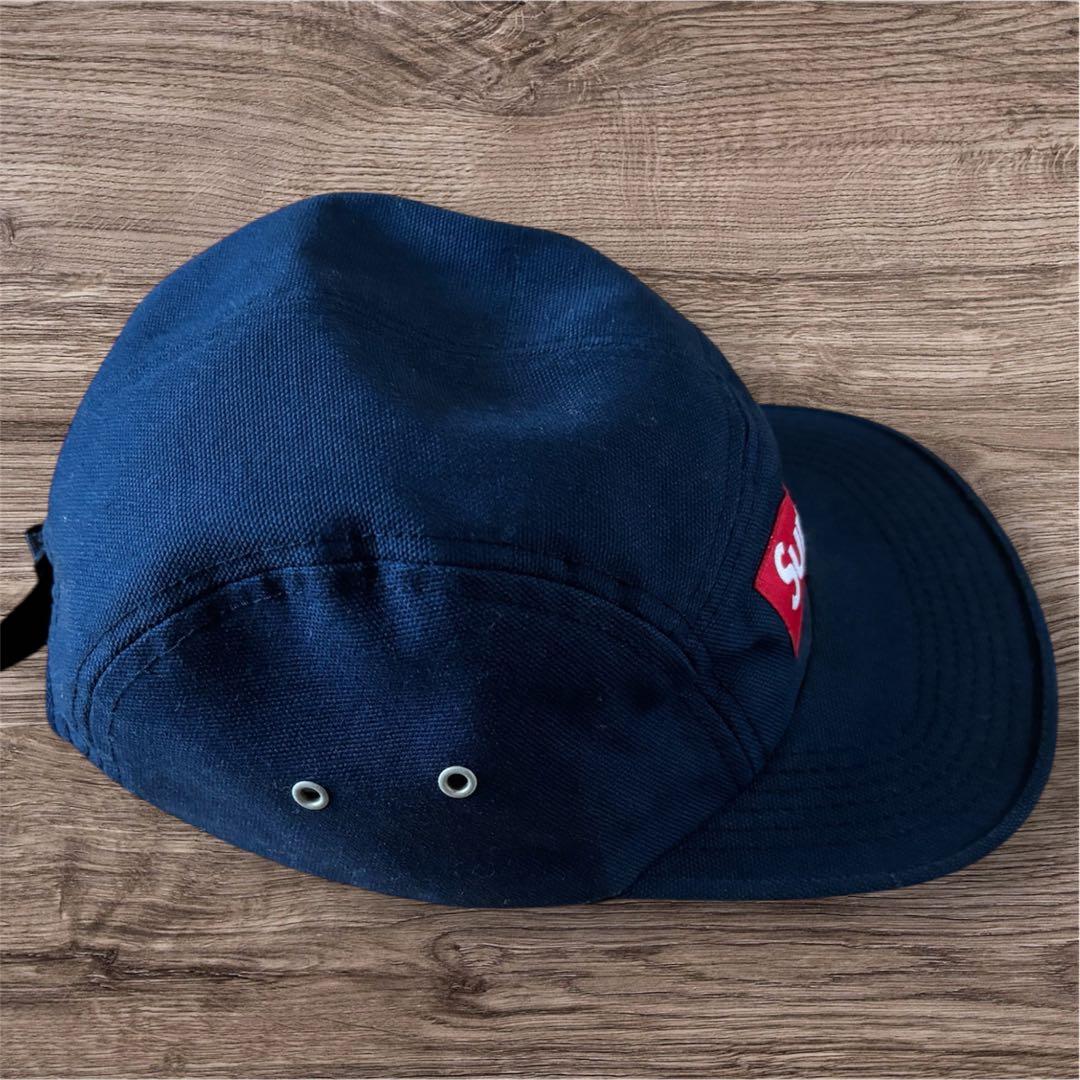 Supreme CANVAS CAMP CAP ネイビー