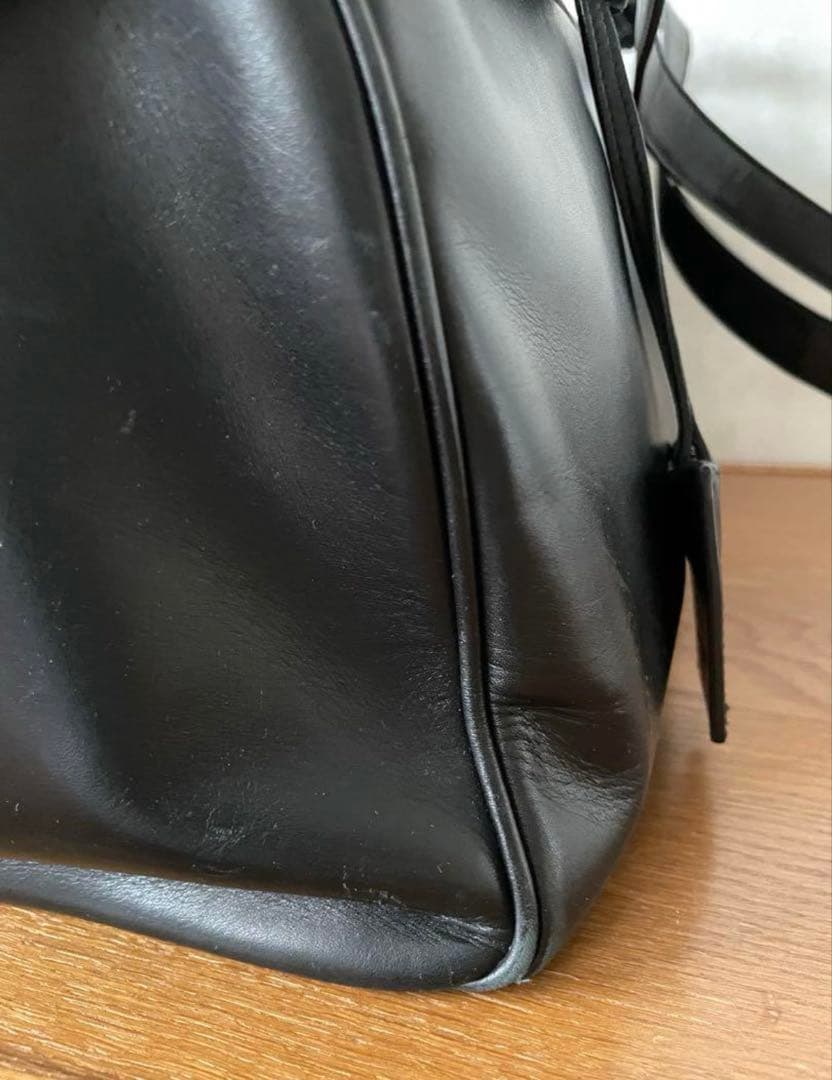 SAINT LAURENT ダッフル６黒 サンローラン バッグ 保存袋あり