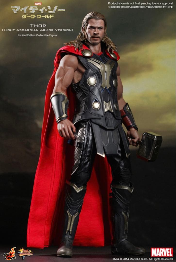 ホットトイズ マイティ・ソー ライトアーマー版 1/6フィギュア