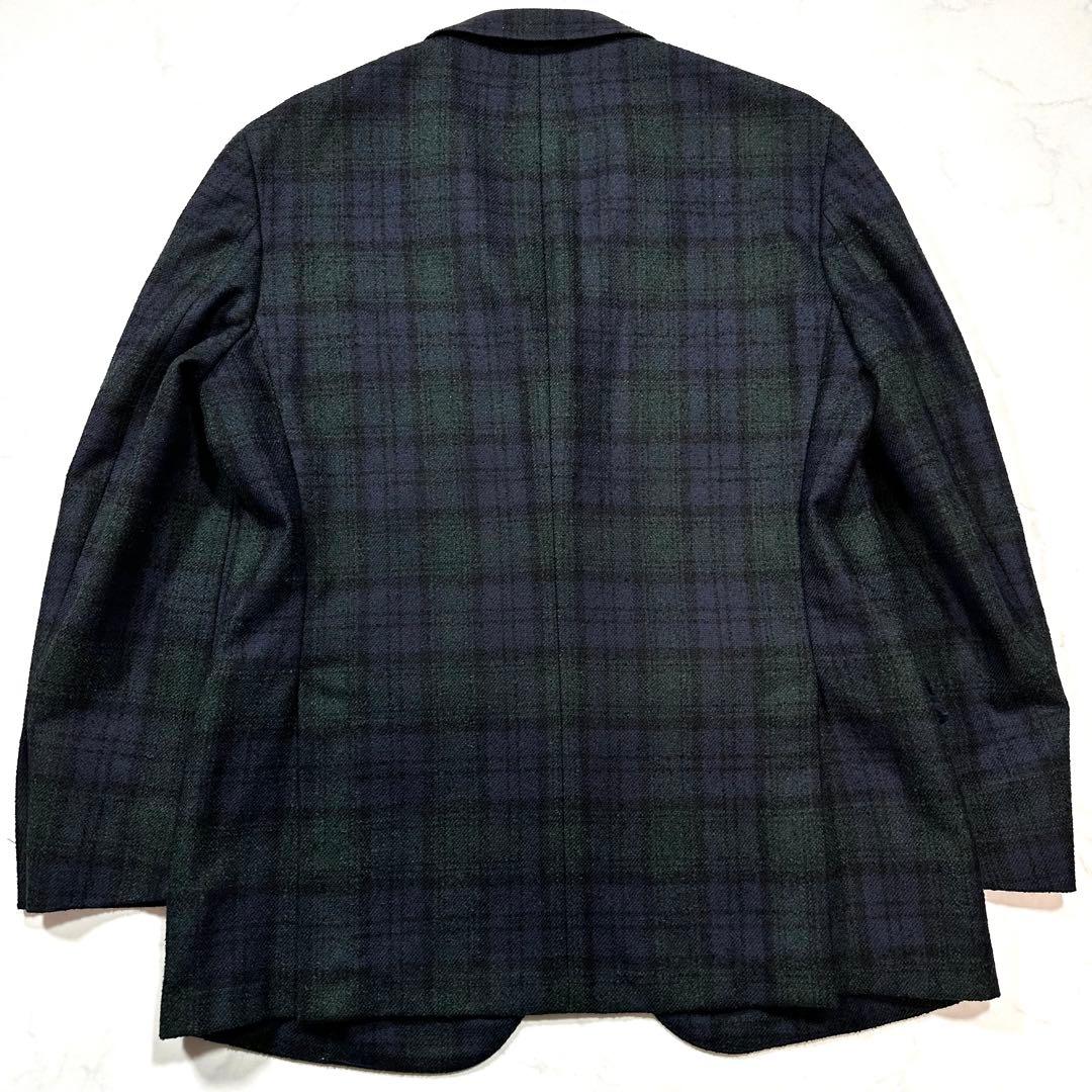 XL相当◎ブルックスブラザーズ ブラックウォッチジャケット MILANO 42S