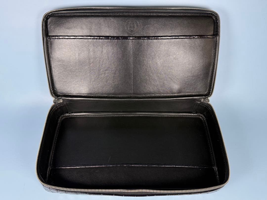 FUNNY製ポロサスクロコクラッチ ビジネスバッグ一点物