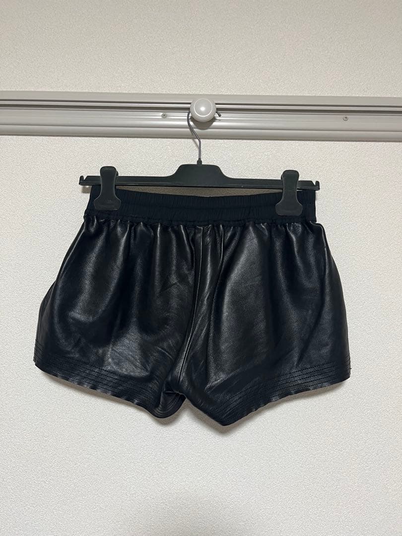 Rick Owens レザーショートパンツ