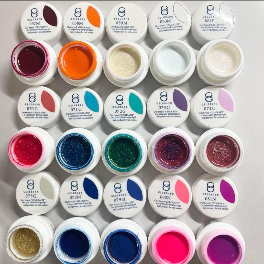 カラージェル　15色　セット　まとめ売り　ジェルグラフ　ジェルネイル　16