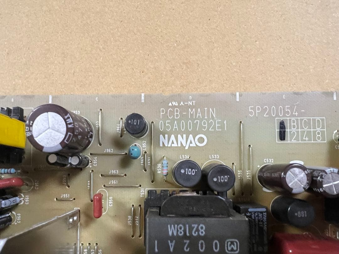 ナナオ　CRT基板05A00792E1 ブラスト用ジャンク