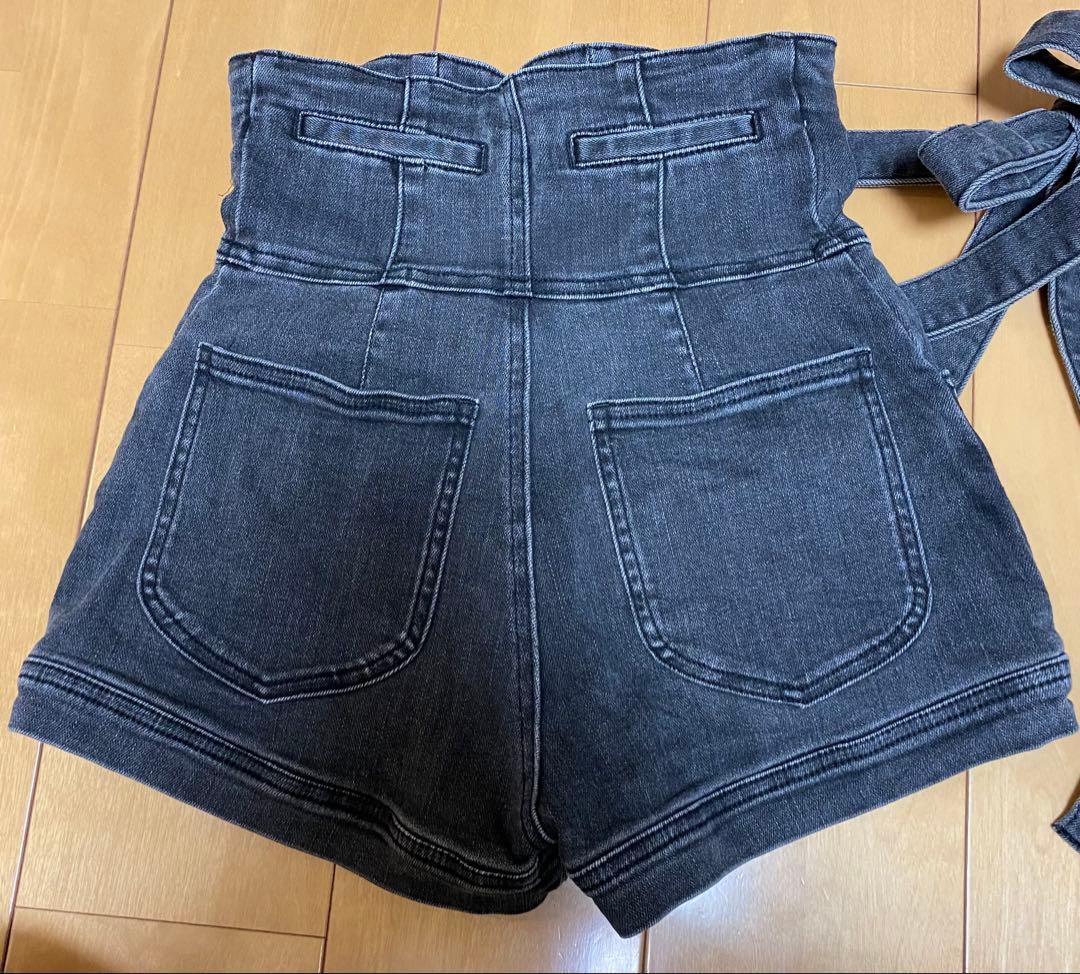 パンツ ANDMARY Ribbon denim allinone S