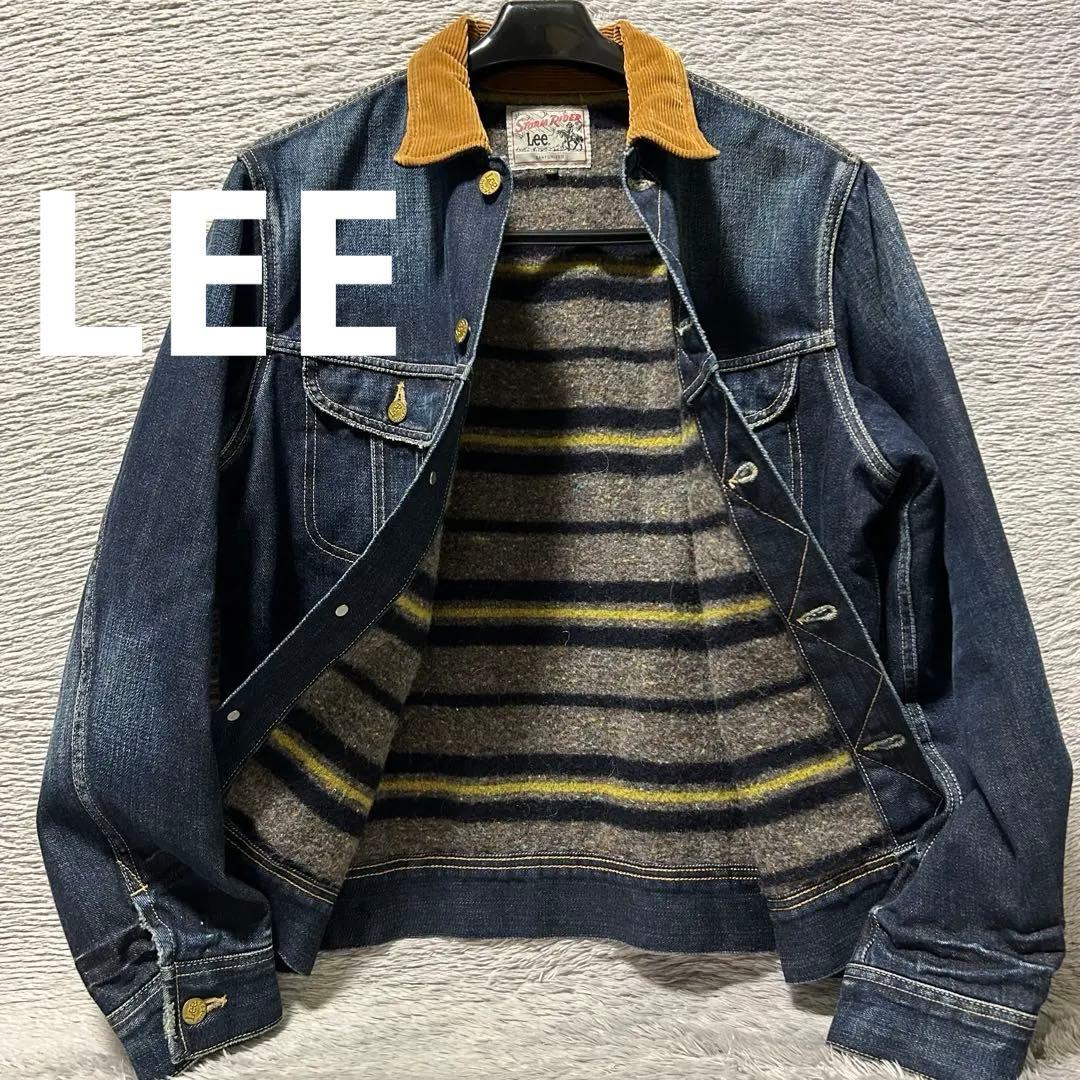 LEE リー ブランケット付ストームライダー　デニムジャケット　XL