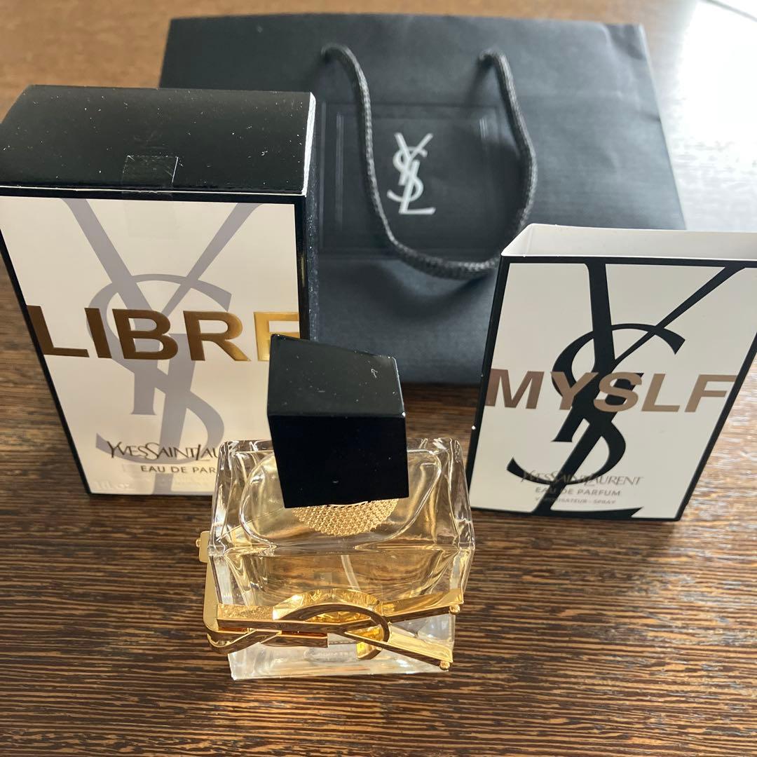 YSL Libre オーデパルファム30ml MYSLFサンプル、紙袋付き