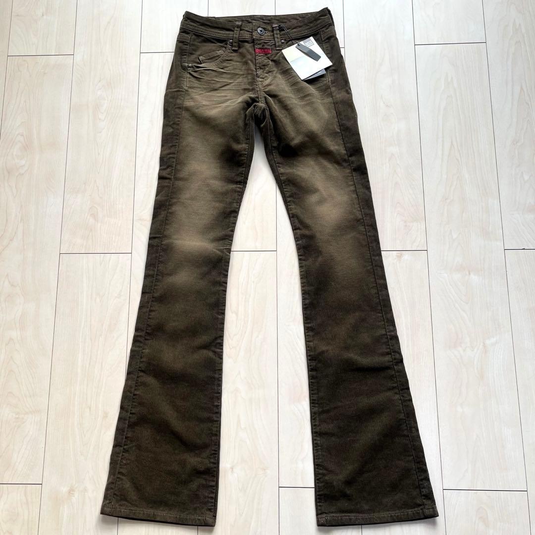 新品 Y2K 00s マリテフランソワジルボー コーデュロイ ブーツカットパンツ