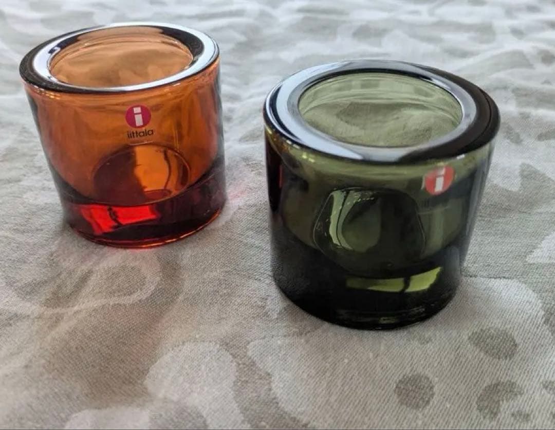  kivi キャンドルホルダー セビリアオレンジ、モスG セット