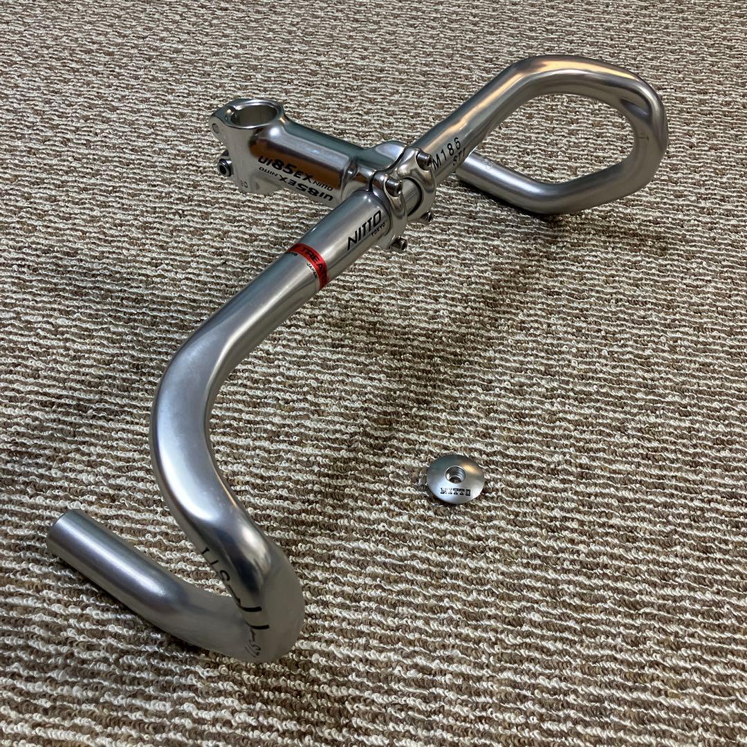 NITTO M186 ハンドルとステムセット　シルバー　1インチ対応　美品　希少
