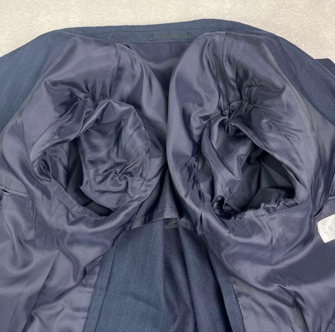 【ざんざん】セットアップ 3ピース オンワード樫山 ONWARD AB5紺