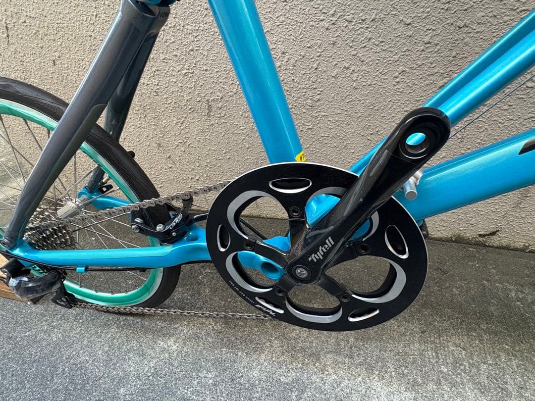 Tyrell FXα 新品未使用　ターコイズブルー　ミニベロ　小径車　タイレル