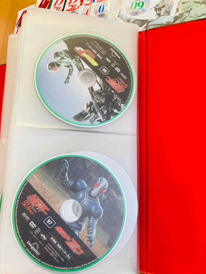 仮面ライダー　ディアゴスティーニ　DVDコレクション 昭和　ほぼ全巻