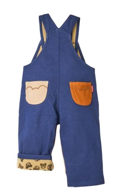 ミキハウス オーバーオール 90 マルチカラー MIKIHOUSE