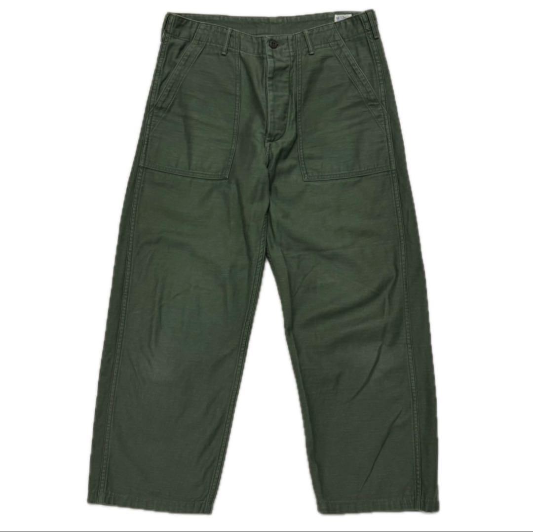 orslow 美品 ベイカー ファティーグ パンツ レギュラーフィット L 3