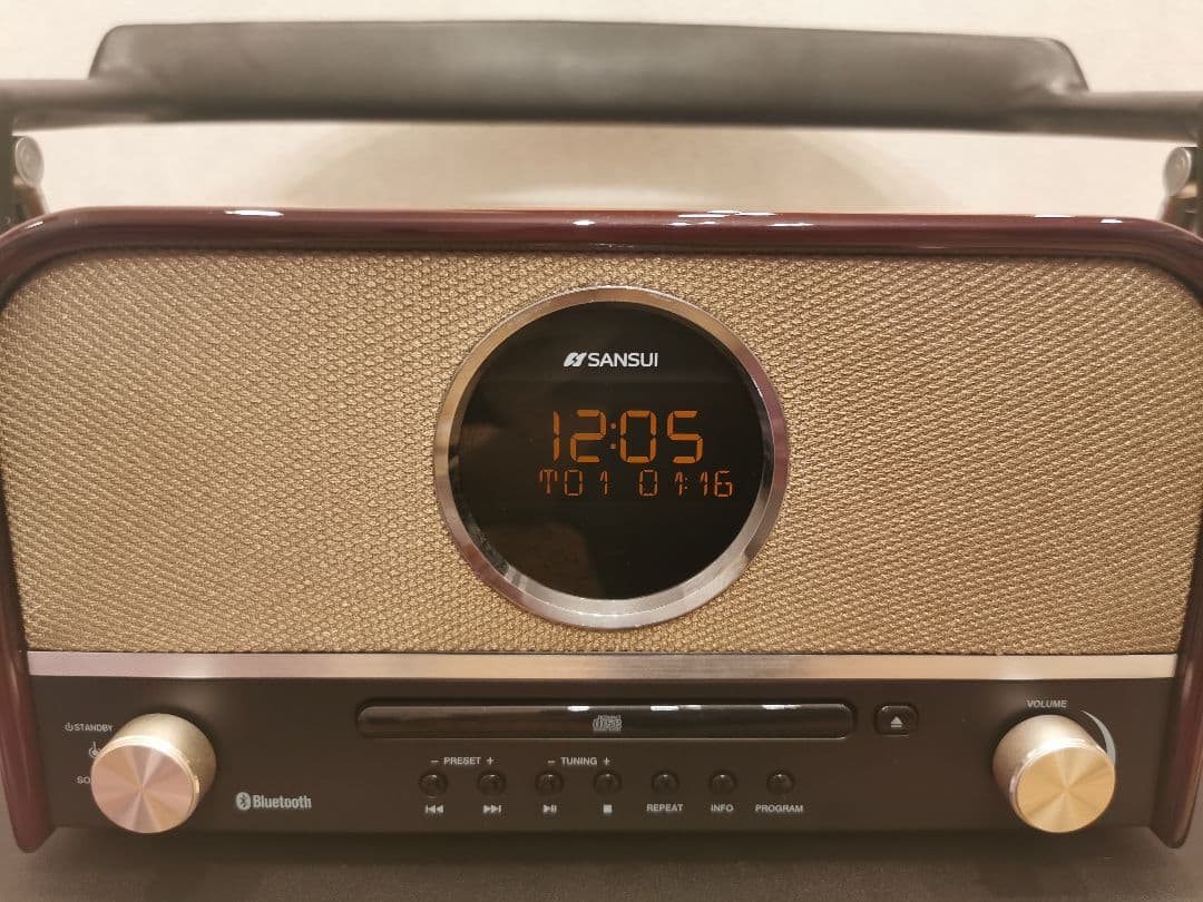 SANSUI CDプレーヤー Bluetooth SMS-800BTドウシシャ