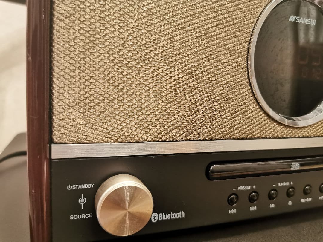 SANSUI CDプレーヤー Bluetooth SMS-800BTドウシシャ