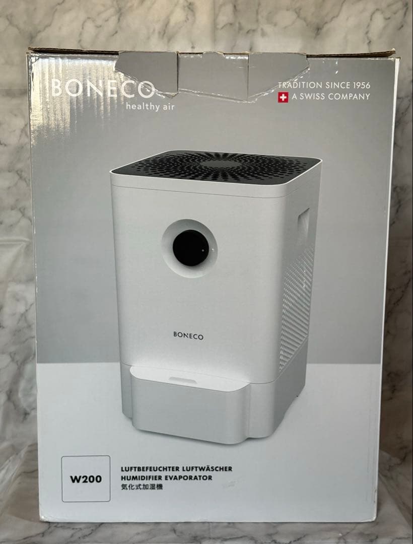 未使用　ボネコ気化式加湿器 healthy air W200 W200W 気化式