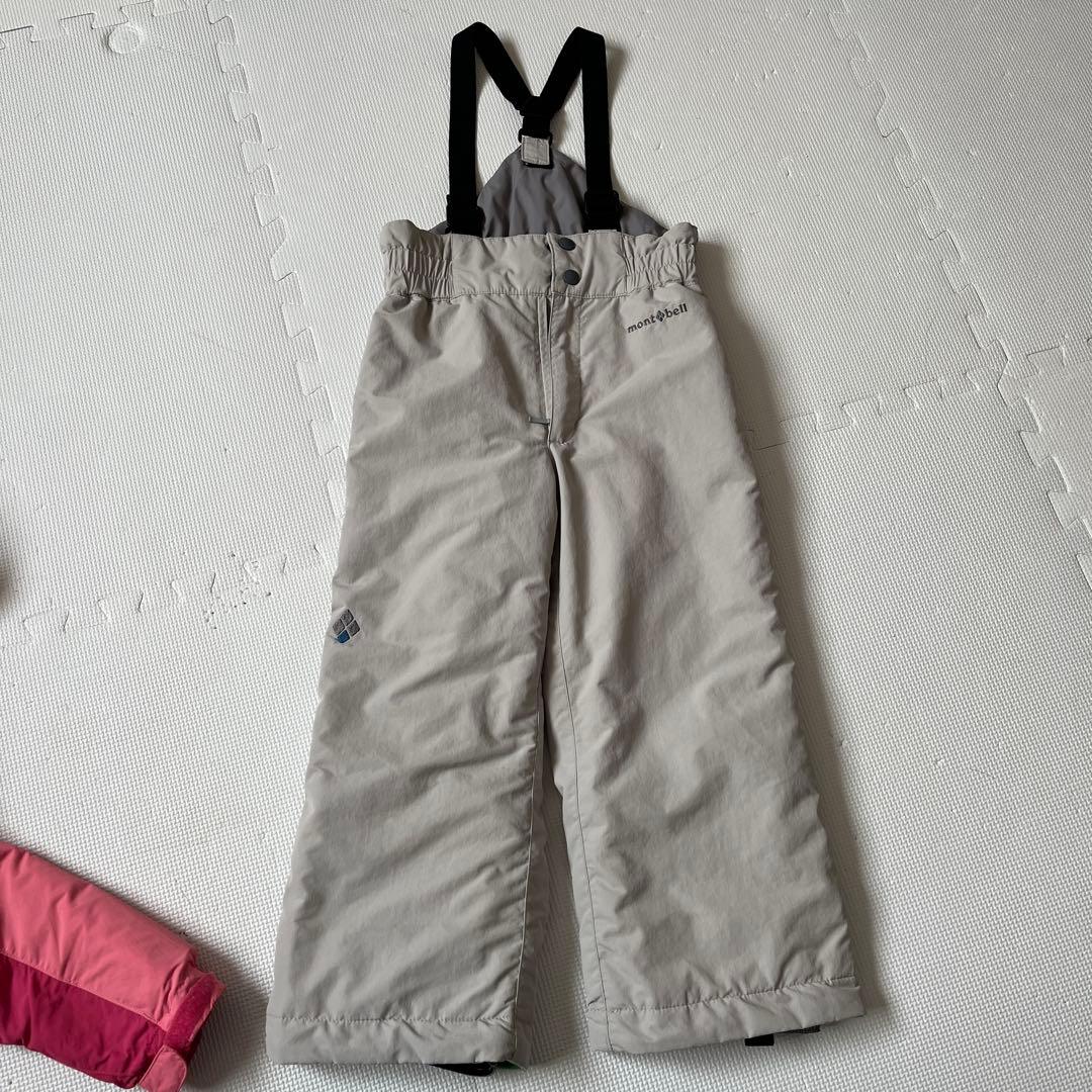 mont-bell モンベル　スノーウエア　スキーウェア　雪遊び