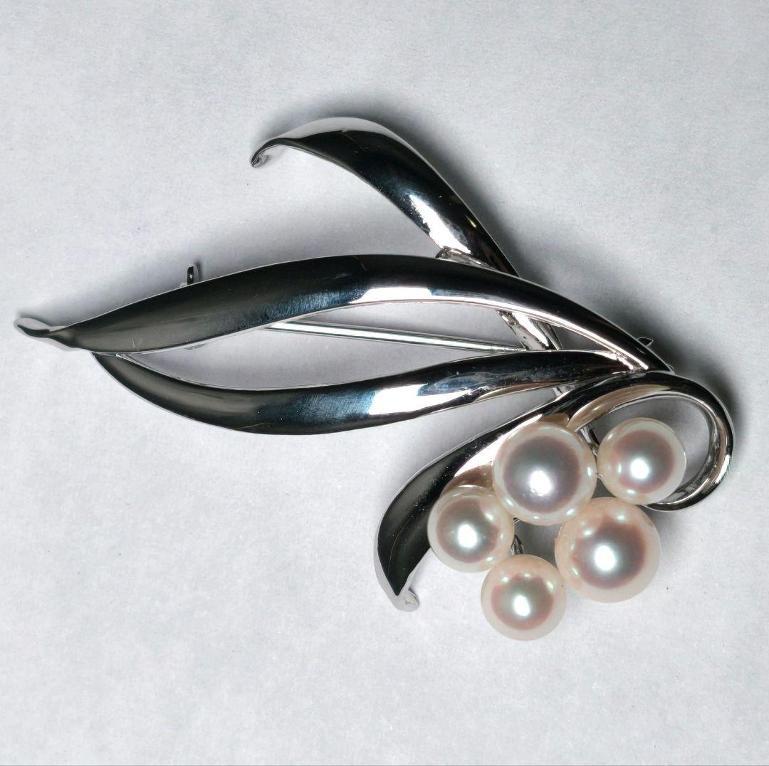 【美品 最高級!!】ミキモト ブローチ パール フォーマル 正規品 皇室御用達