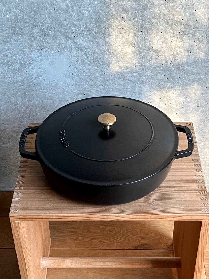 STAUB ブレイザー ソテーパン 28cm ブラック