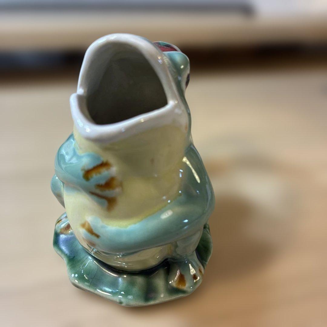 希少　Athezza France カエル バルボティーヌ 陶器 ミニピッチャー