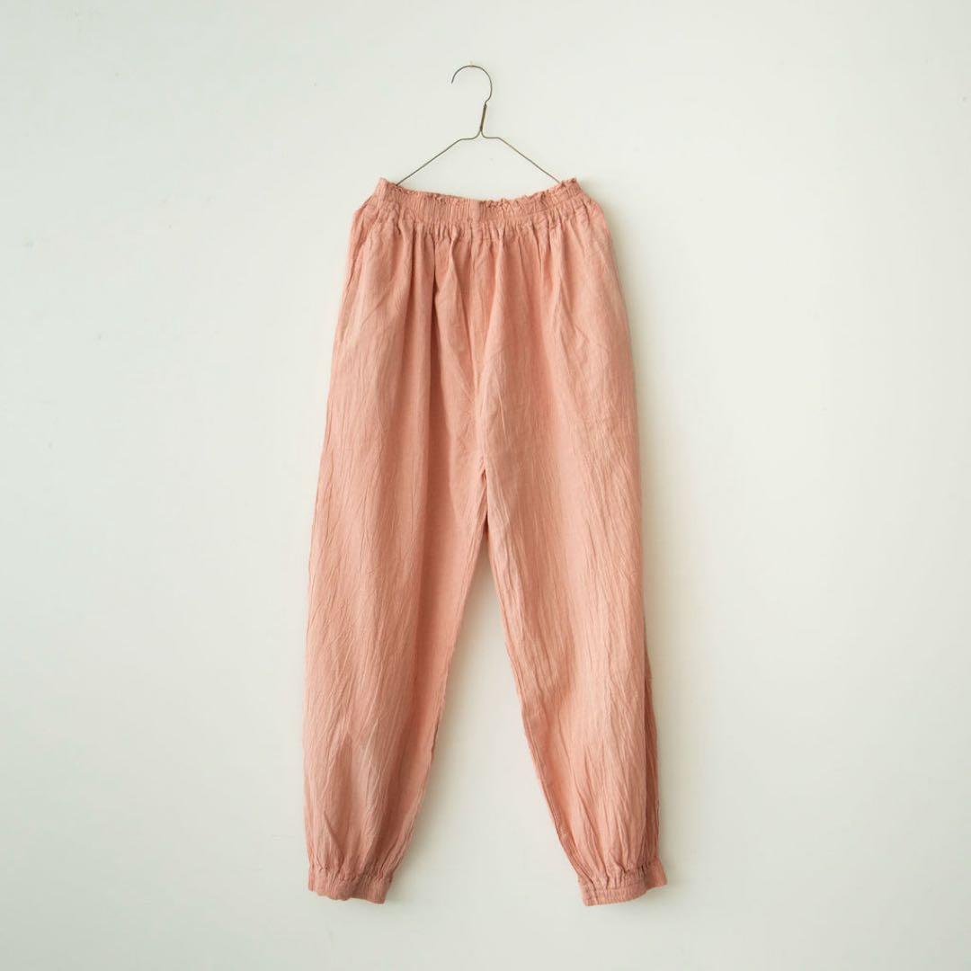 ヂェン先生の日常着 定価1.5万 バルーンパンツ スリム ピンク