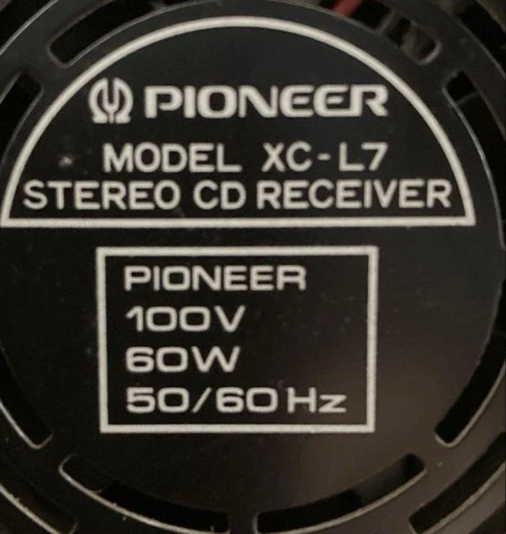 【希少の逸品】Pioneer MD CDミニコンポ　MJーL7/XCーL7