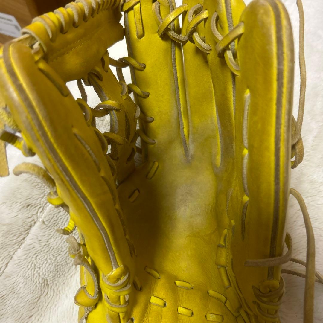 GlobalElite 軟式グローブ イエロー