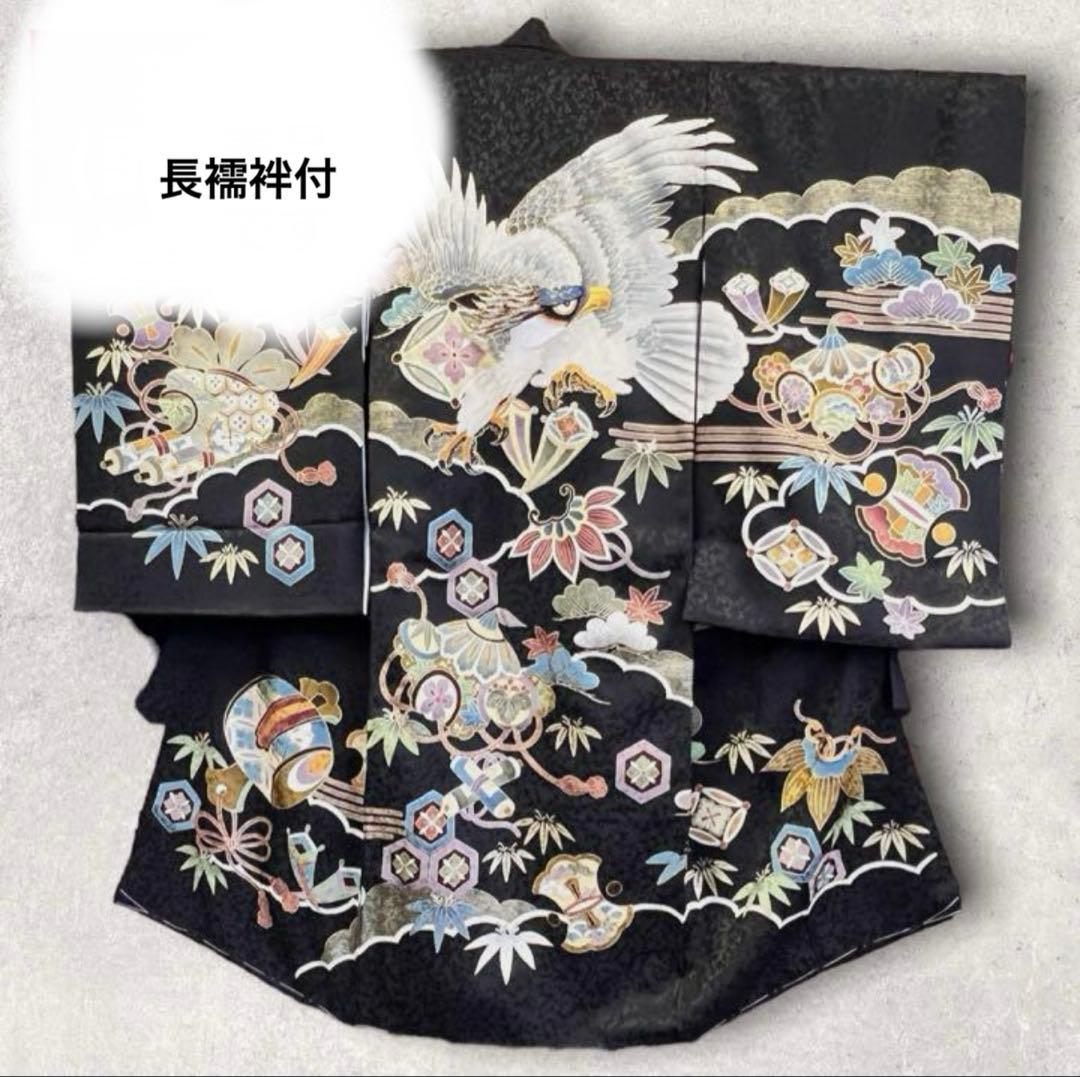 家紋無し　長襦袢付き　男児　産着　美品　お宮参り