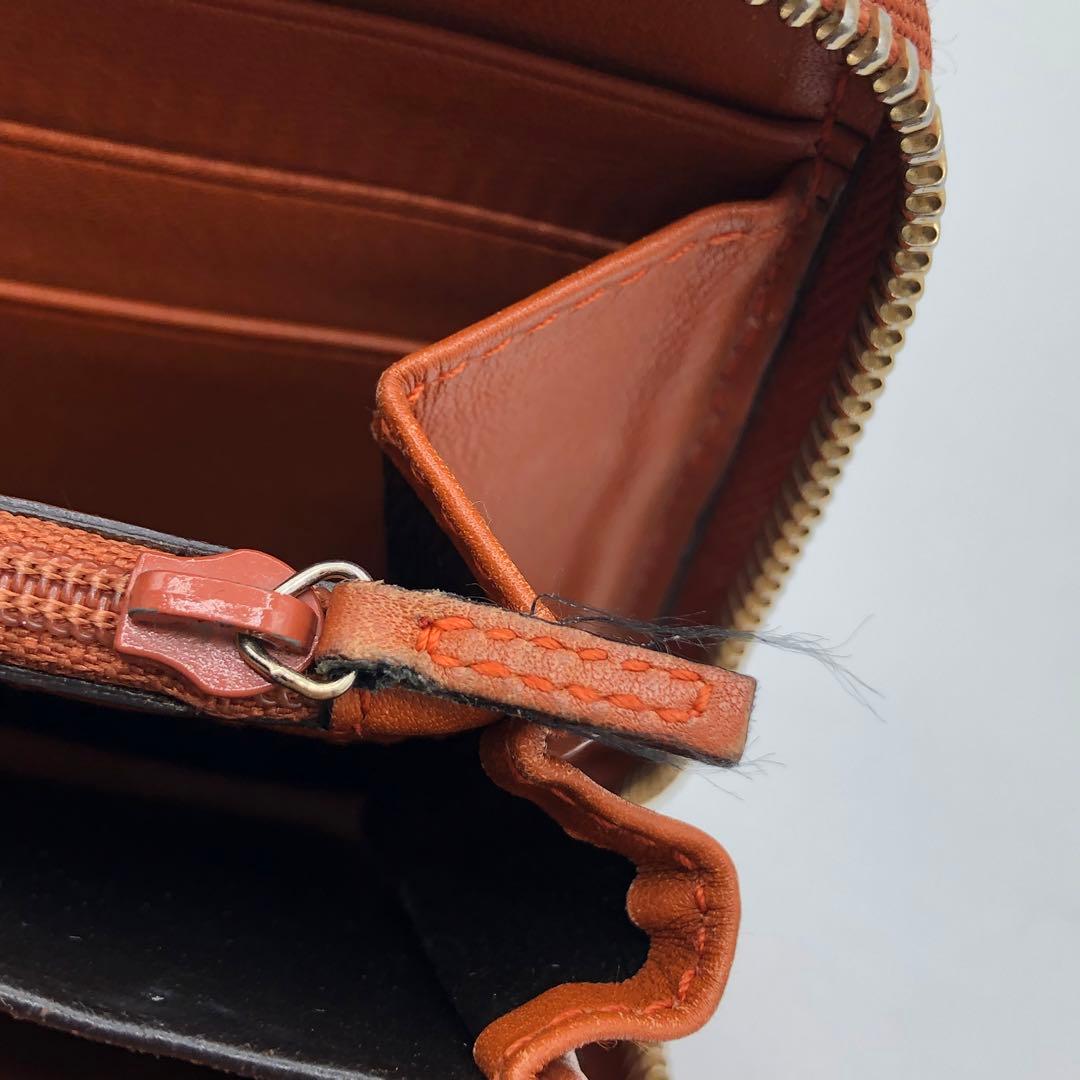 グッチ GG シマ インターロッキング 長財布 ラウンドジップ レザー