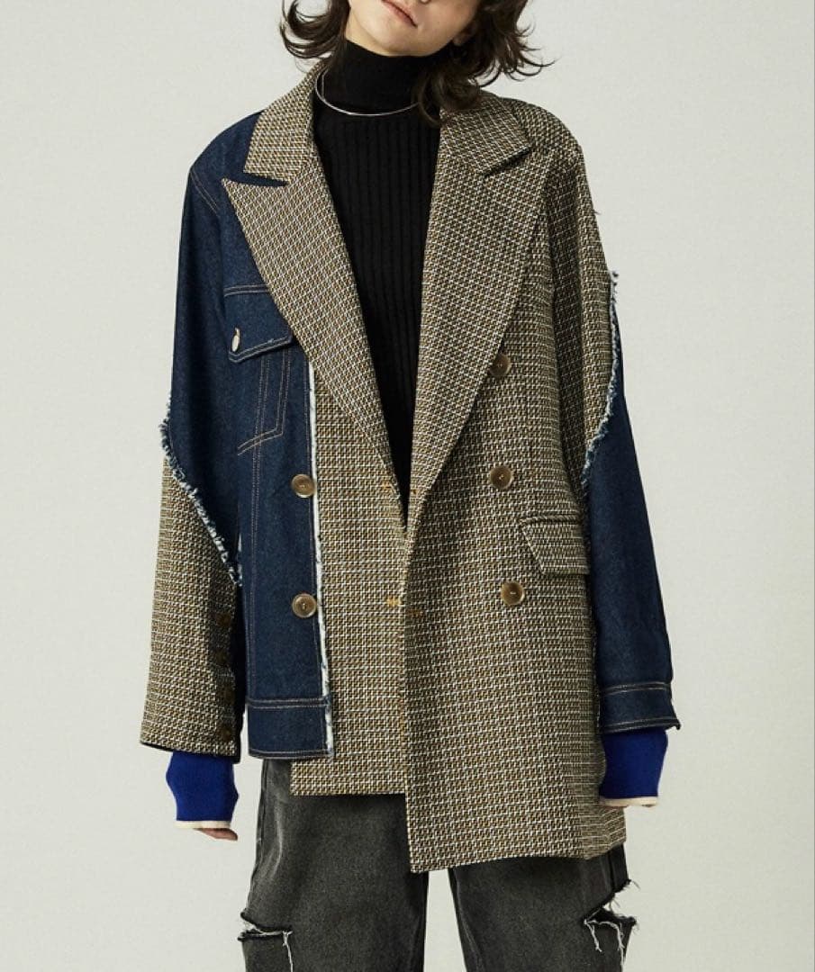 soffitto / AULA AILA 別注デニムコンビジャケット